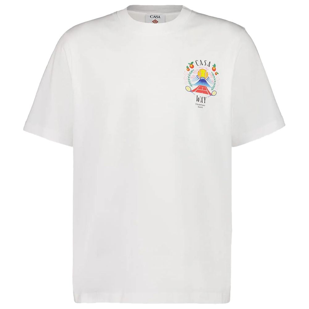 Casablanca White Cotton T-Shirt