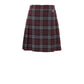 Dolce & Gabbana Bordeaux Wool Mini Skirt