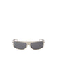 Bottega Veneta Gray Metal Sunglasses
