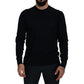 Dolce & Gabbana Black Virgin Wool Sweatshirt
