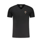 Aeronautica Militare Black Cotton Men's T-Shirt