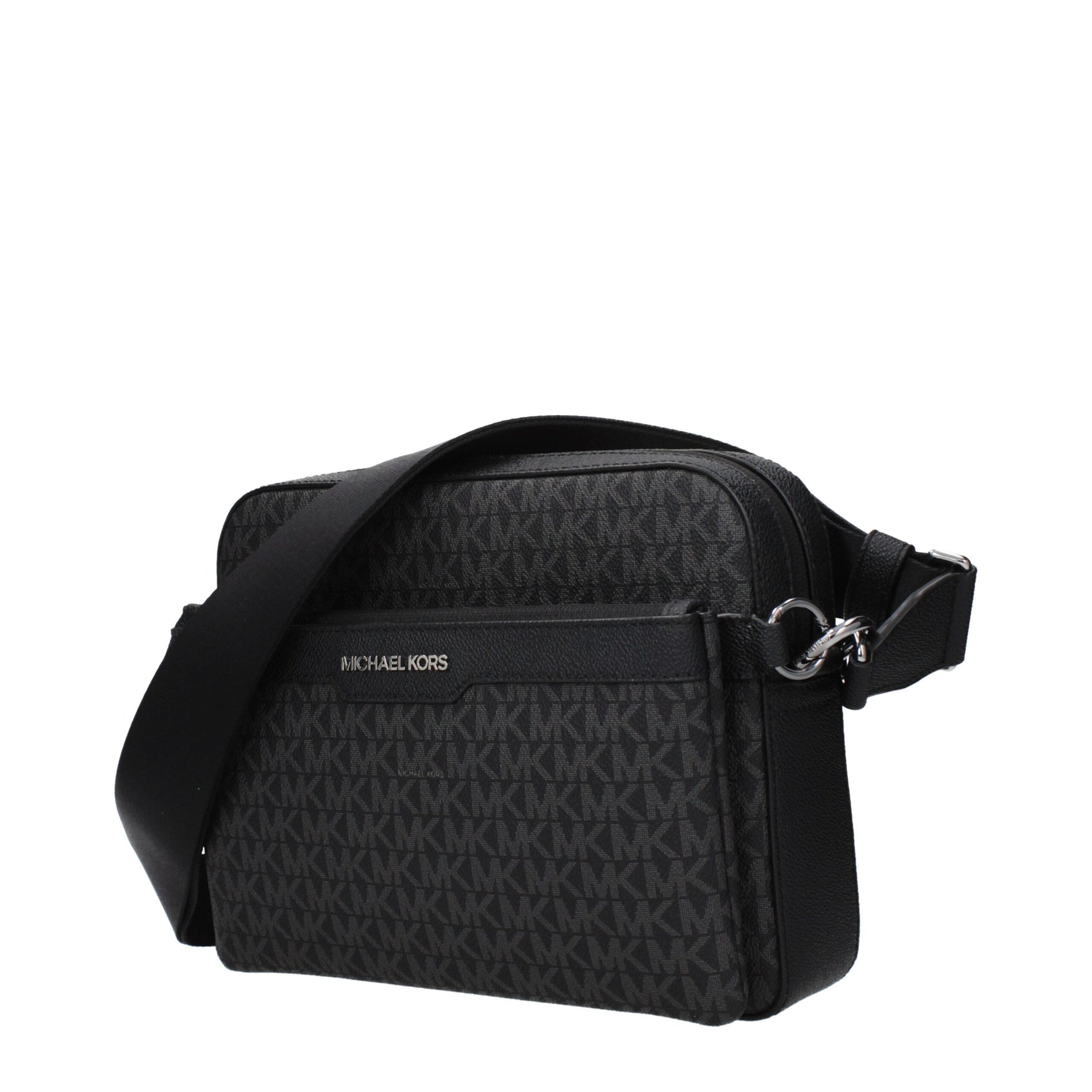 Michael Kors Black Fabric Crossbody Bag