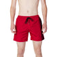 Trussardi Beachwear Red Polyester Swim Shorts