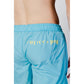 Trussardi Beachwear Blue Polyester Swim Shorts