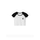 Converse Black And White Cotton T-Shirt