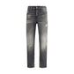 Diesel Gray Cotton Relaxed Fit Jeans