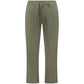 K-WAY Green Cotton Men Trouser
