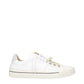 Maison Margiela White Leather Low Top Sneakers