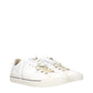 Maison Margiela White Leather Low Top Sneakers