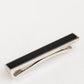 Dolce & Gabbana Silver Tone Brass Logo Branded Men Accessory Tie Clip Bar