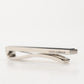 Dolce & Gabbana Silver Tone Brass Logo Branded Men Accessory Tie Clip Bar