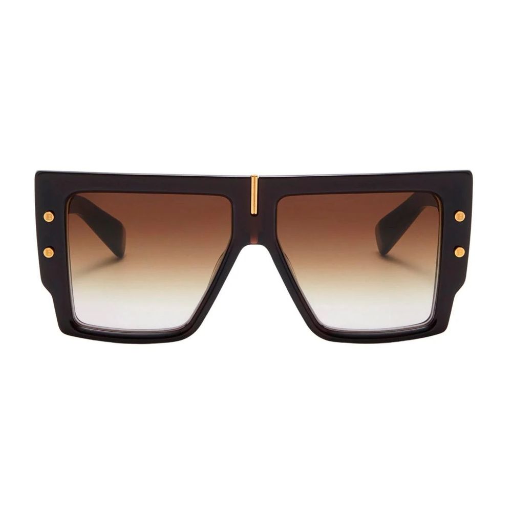 Balmain Brown Acetate Sunglasses