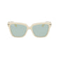 Ferragamo Gray Acetate Sunglasses