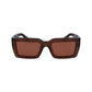 Ferragamo Brown Acetate Sunglasses