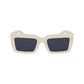 Ferragamo Gray Acetate Sunglasses