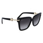 Ferragamo Black Acetate Sunglasses