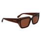 Ferragamo Brown Acetate Sunglasses