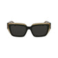 Ferragamo Green Acetate Sunglasses