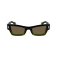 Ferragamo Green Acetate Sunglasses