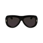 Ferragamo Black Acetate Sunglasses