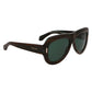 Ferragamo Green Acetate Sunglasses
