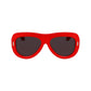 Ferragamo Red Acetate Sunglasses