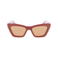 Ferragamo Brown Acetate Sunglasses