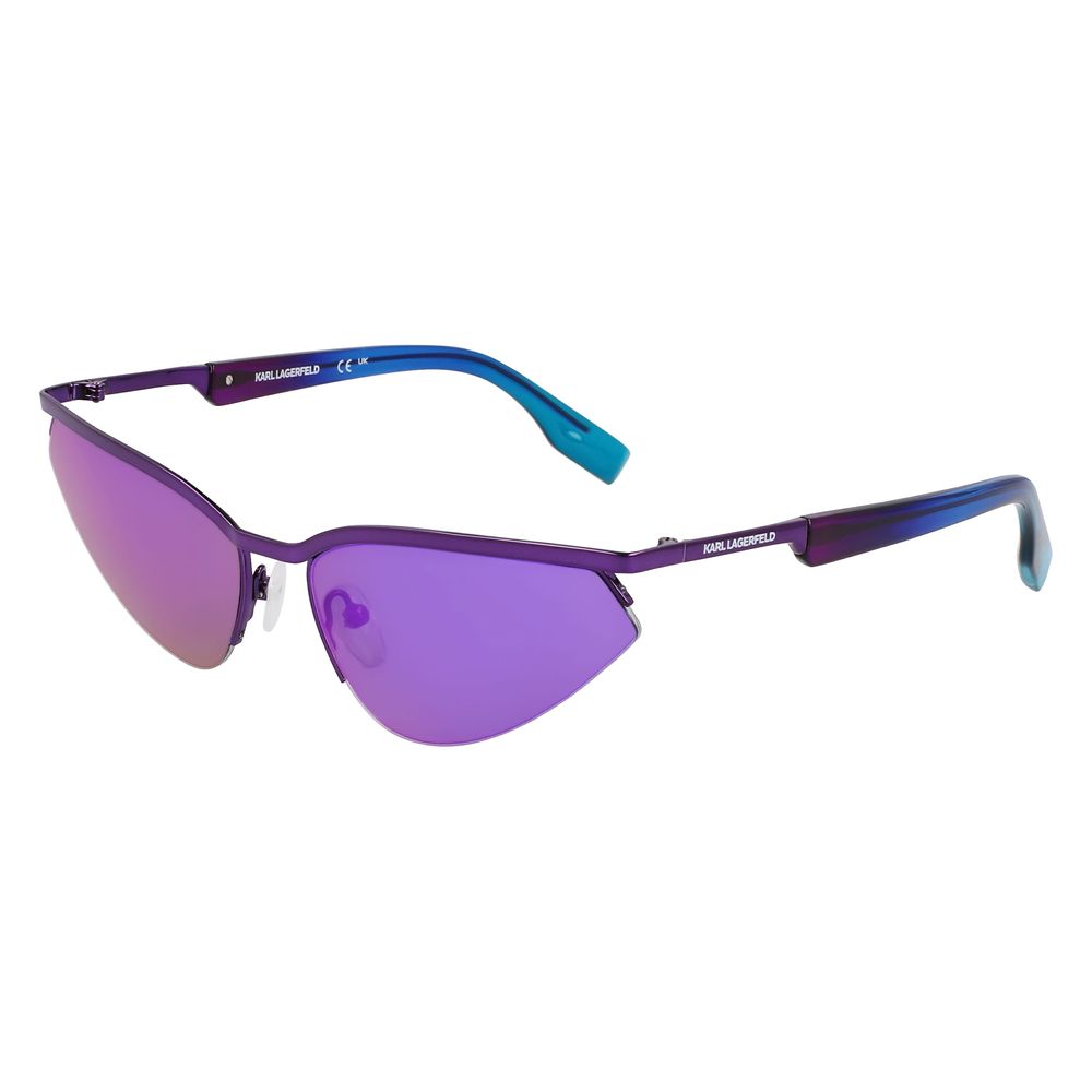 Karl Lagerfeld Purple Metal Sunglasses
