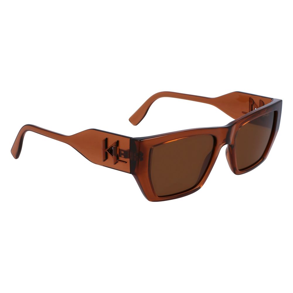 Karl Lagerfeld Brown Injected Sunglasses