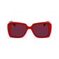 Karl Lagerfeld Red Injected Sunglasses
