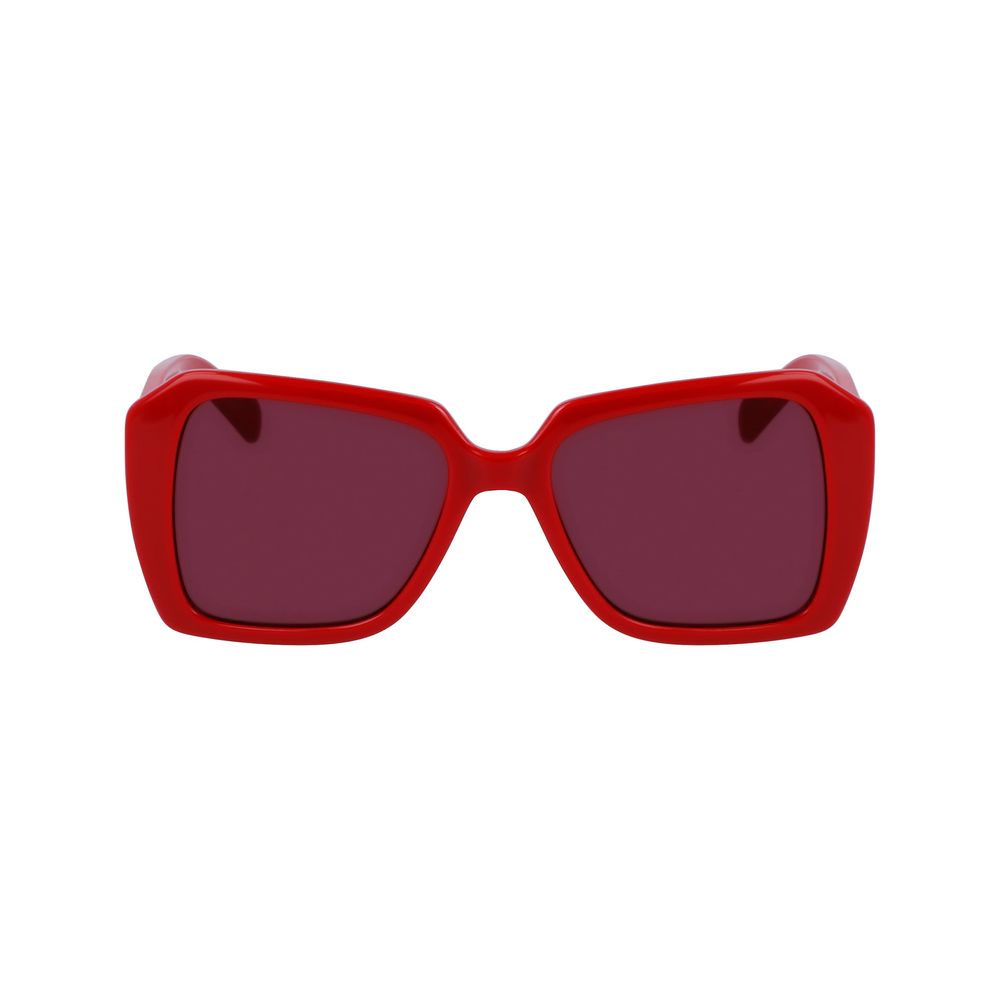 Karl Lagerfeld Red Injected Sunglasses