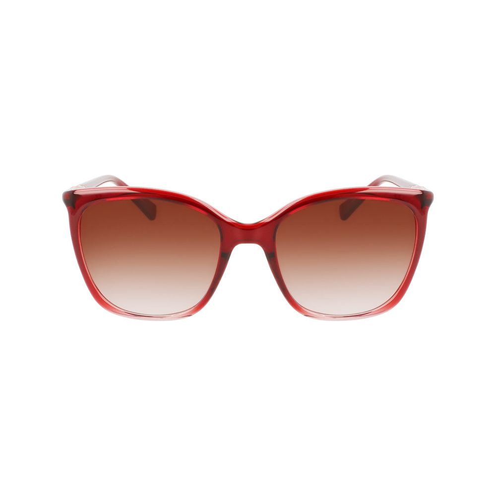 Longchamp Red Injected Sunglasses