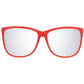 Porsche Design Red Acetate Sunglasses
