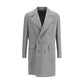 Gi Capri Gray Fleece Wool Coat