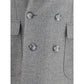 Gi Capri Gray Fleece Wool Coat