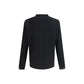 Cruna Black Fleece Wool Coat