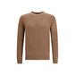 Aragona Cashmere Brown Merino Wool Sweatshirt
