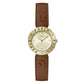 Furla Brown Leather Dress Watch