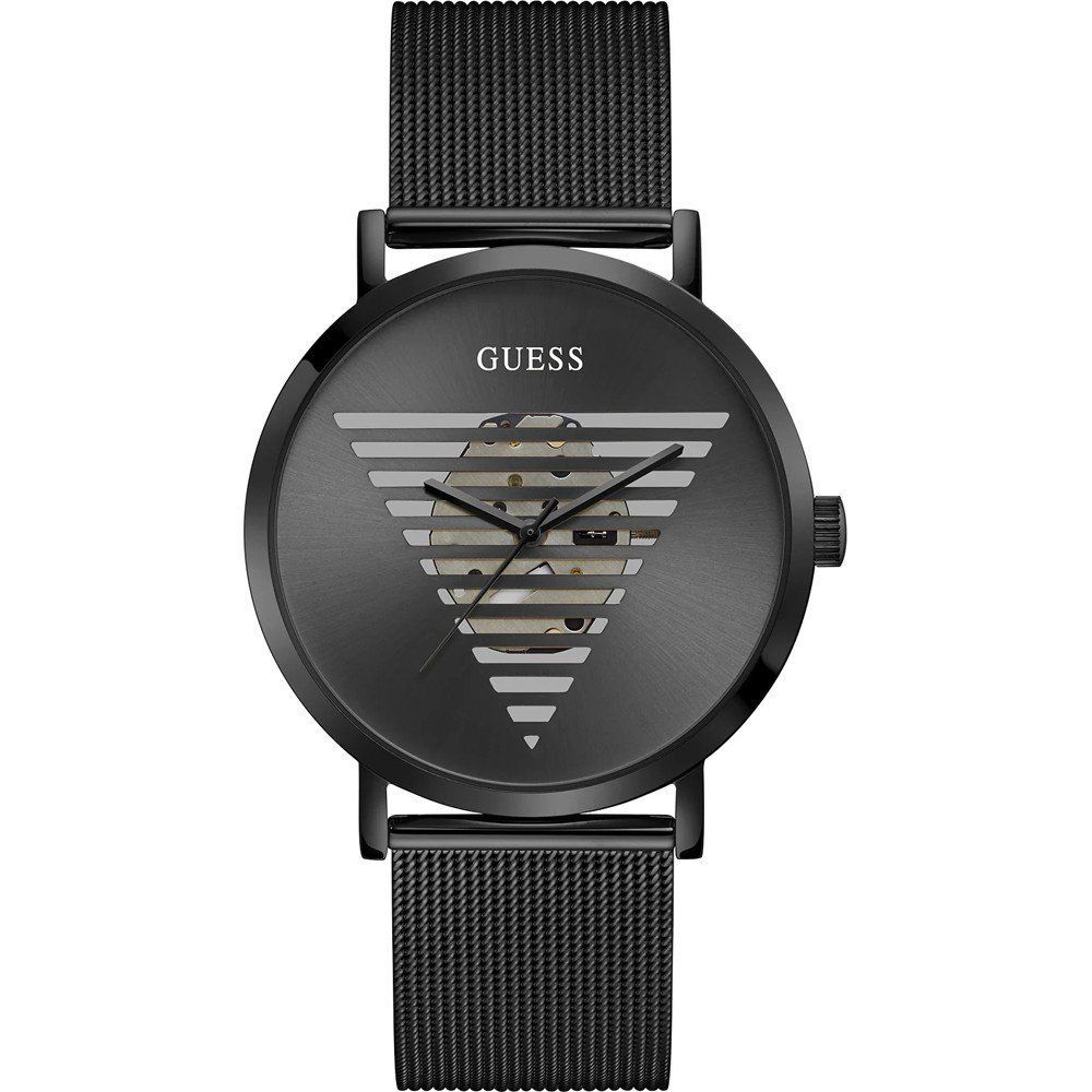 Guess Black Stainless Steel Dress Watch