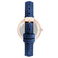 Nine West Blue Leather Dress Watch