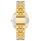 Nine West Gold Metal Dress Watch