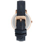 Nine West Blue Leather Dress Watch