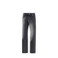 MM6 Black Cotton Straight-Leg Jeans