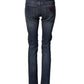 Dolce & Gabbana Blue Cotton Stretch Skinny Men Denim Jeans