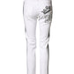Dolce & Gabbana White Cotton Stretch Skinny Men Denim Jeans