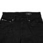 Dolce & Gabbana Black Tattered Cotton Men Skinny Denim Jeans