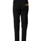 Dolce & Gabbana Black Wool Formal Dress Men Trouser Pants