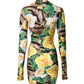 Dolce & Gabbana Multicolor Floral Print Sheath Mini Dress