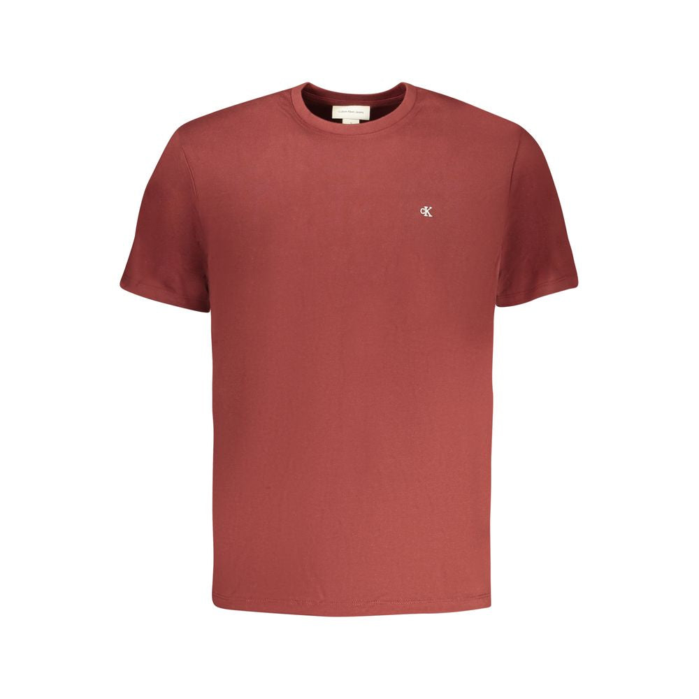 Calvin Klein Marrone Cotton Men T-Shirt