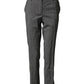 Dolce & Gabbana Dark Gray Check Tartan VirginWool Dress Pants